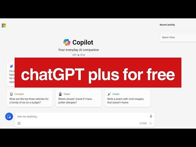 Soon, you'll be able to use ChatGPT Plus for FREE