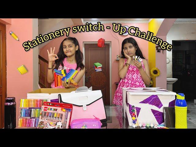 Stationery Switch - Up Challenge with My Sister Khushboo