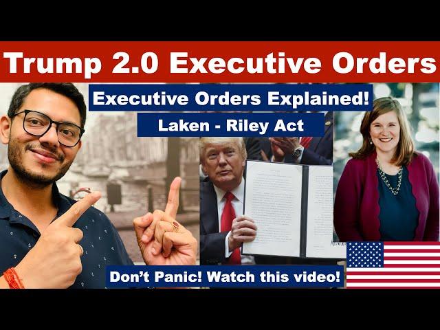 Donald Trump Signs Executive Orders targeting Immigration | Birthright Citizenship #trump #usa