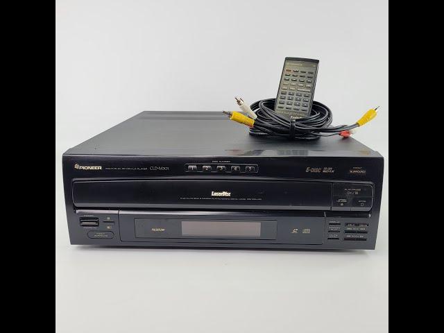 Showcasing The Pioneer CLD-M301 LD Laser Disc Player & 5-Disc CD Player Working! For Sale on eBay