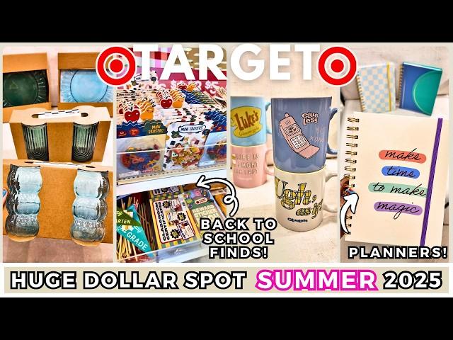 HUGE TARGET DOLLAR SPOT SUMMER 2025 SHOP WITH ME | HOME ORGANIZATION + SCHOOL SUPPLY | SHOPPING VLOG