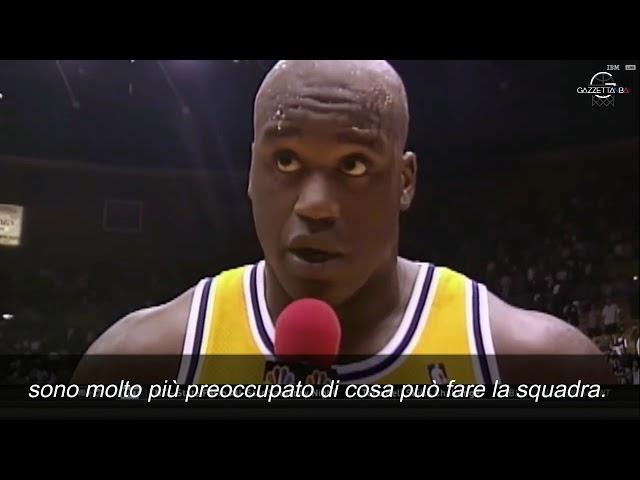 L'epico faccia a faccia tra Shaq e Kobe | SUB ITA - GazzettaNBA.it