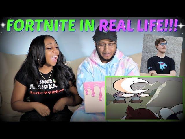 TheOdd1sOut "Fighting in Mr Beast's $100k Youtuber Battle Royale" REACTION!!!