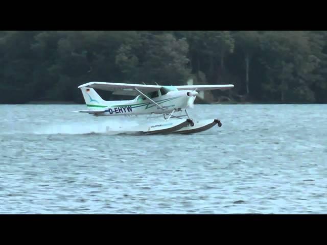 Wasserflugzeug Landung