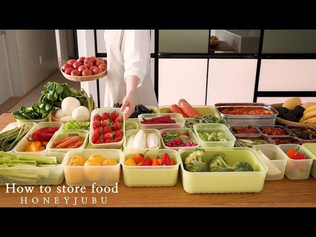 Organizing the refrigerator / How to keep vegetables and fruits fresh