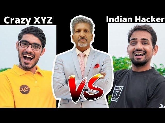 Crazy XYZ VS Mr. Indian Hacker I Youtuber's Comparison | #crazyxyz  #mrindianhacker  #indianhacker