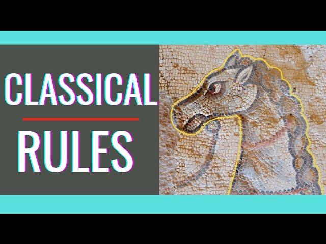 THE CLASSICAL RULES OF MOSAIC MAKING | Make mosaics like the Romans