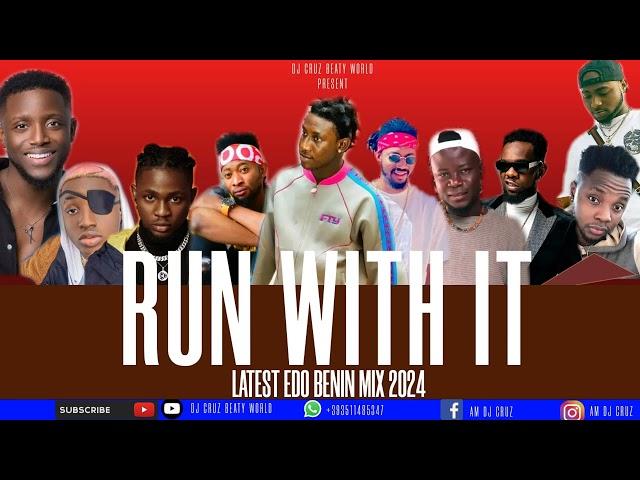 RUN WITH IT  LATEST NIGERIA AFROBEAT 2024 FT BURNA BOY REMA SALLIPOPI DJ CRUZ, DAVIDO , KIZZ DAN