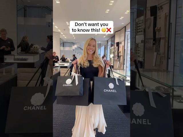 Rich people don’t want you to know this!  #shoppinghack #fashionhack #chanel