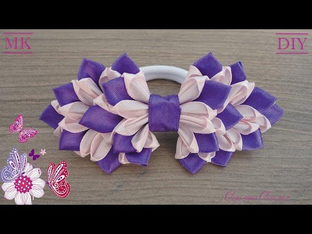 Канзаши. Бантик / Kanzashi. Bow