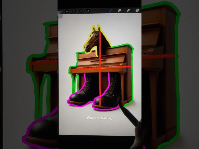 Drawing Ecco Cavallo Virtuoso #art #drawing #shorts