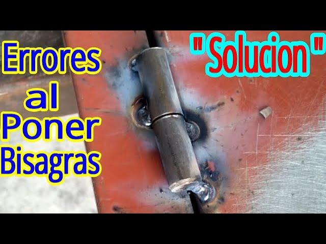 Errores y Consecuencias mas Comunes al Poner e Instalar Bisagras, " Solucion Facil "