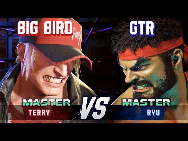 SF6 ▰ BIG BIRD (Terry) vs GTR (Ryu) ▰ High Level Gameplay