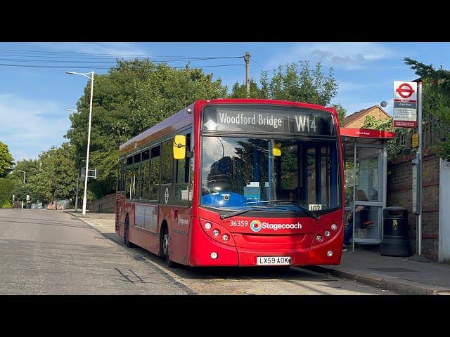 FRV. Stagecoach London Route W14. Woodford Bridge - Leyton, Superstores. Enviro200 36359 (LX59 AOK)