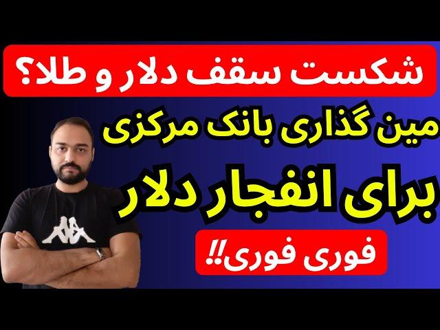 تحلیل قیمت دلار امروز | مین گذاری بانک مرکزی برای انفجار دلار ؟ | شکست سقف دلار و طلا نزدیکه