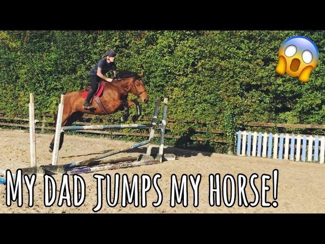 MY DAD JUMPS BIG ON FIONA!