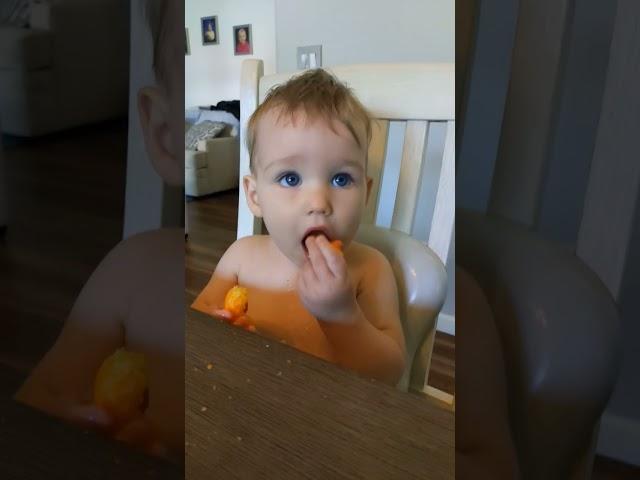 Cheeto Puffs are our favorite #baby #vlog #militaryfamily #travel