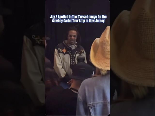 Jay Z Spotted In The D’usse Lounge On The Cowboy Carter Tour Stop In New Jersey #tamtonight