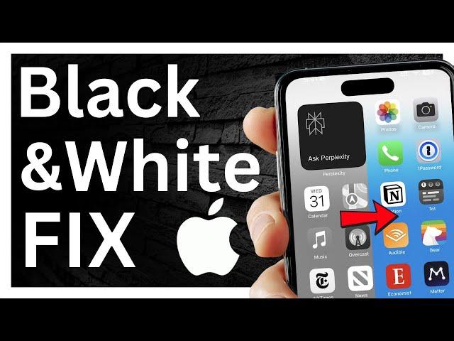 How to Set Your iPhone Screen Back to Normal Color from Black and White | Easy Fix