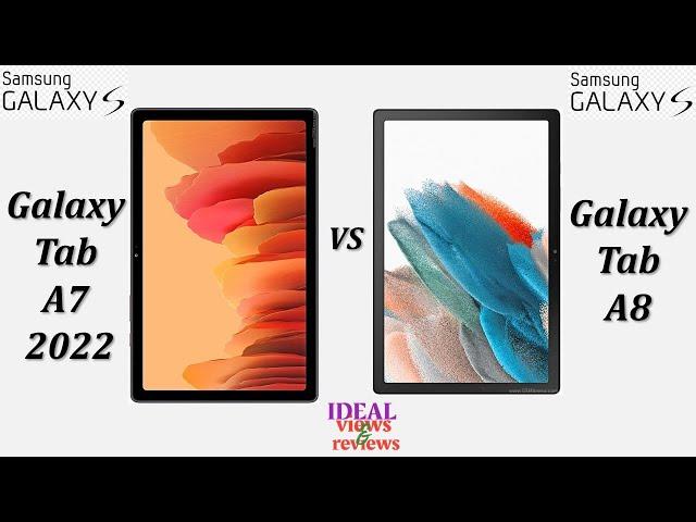 galaxy tab A7 (2022) vs galaxy tab A8 review