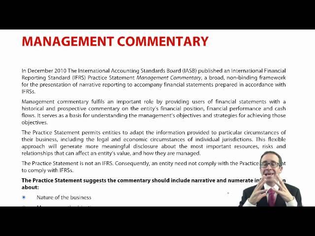 ACCA P2 Management Commentary