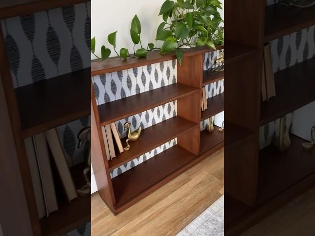 Mid Century Bookshelf Restore #furnitureflip #makeover #furniture #vintage  #midcenturymodern #diy