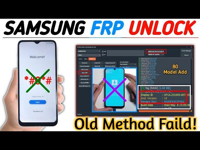 Samsung FRP Tool 2025 | All Samsung FRP Bypass New Method Android 14 /15