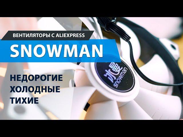 SNOWMAN 120mm. Недорогие и тихие вентиляторы с Aliexpress | ОБЗОР