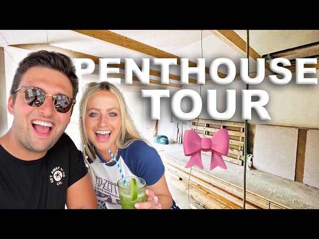 WIR ZIEHEN UM !  Penthouse Tour IM ROHBAU