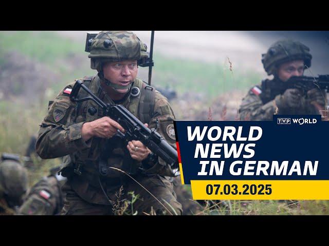 Polen rüstet sich für Kriegsfall | TVP WORLD News in German – from Poland | 07.03.2025