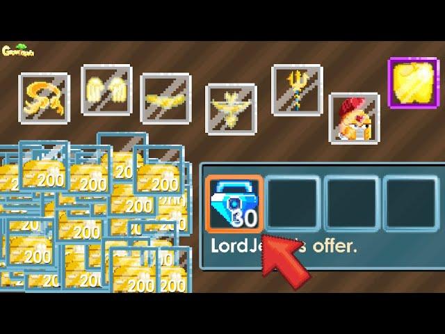 Selling Everything i have to INVEST on Valentine's Week! (30+BGL PROFIT) OMG!! | GrowTopia