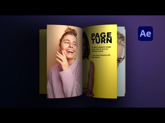 Page Flip Animation | After Effects Tutorial