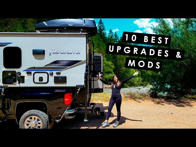 10 BEST TRUCK CAMPER Upgrades, Modifications & Accessories