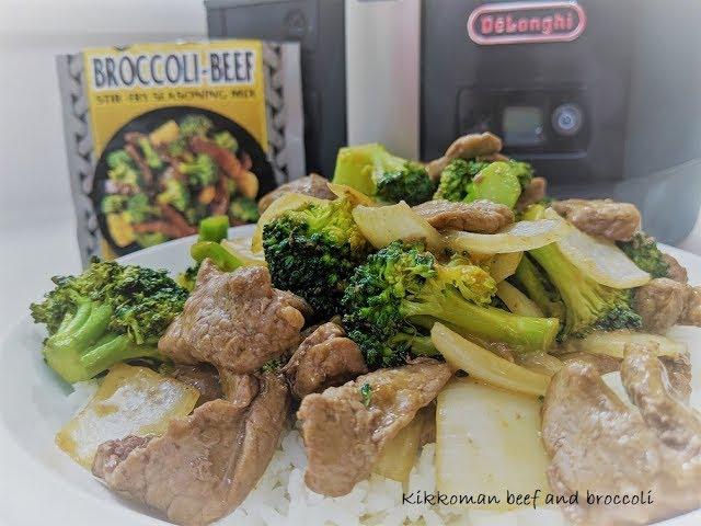 KIKKOMAN BEEF AND BROCCOLI STIR FRY AIR FRYER