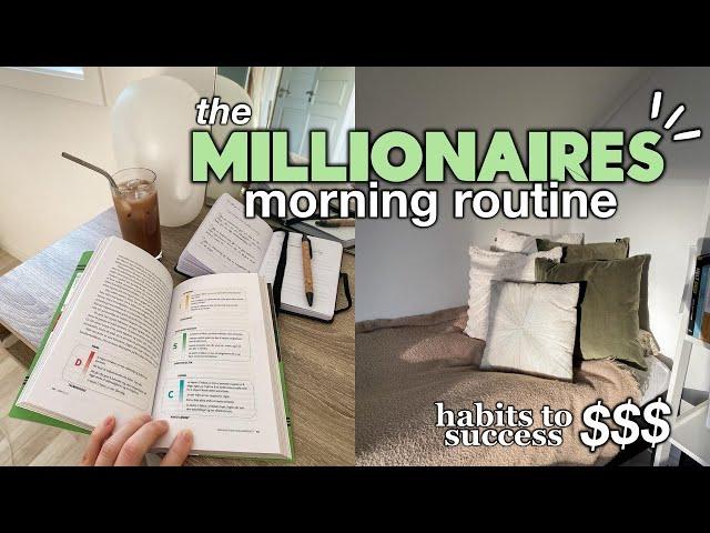 trying the MILLIONAIRE'S MORNING ROUTINE for a week