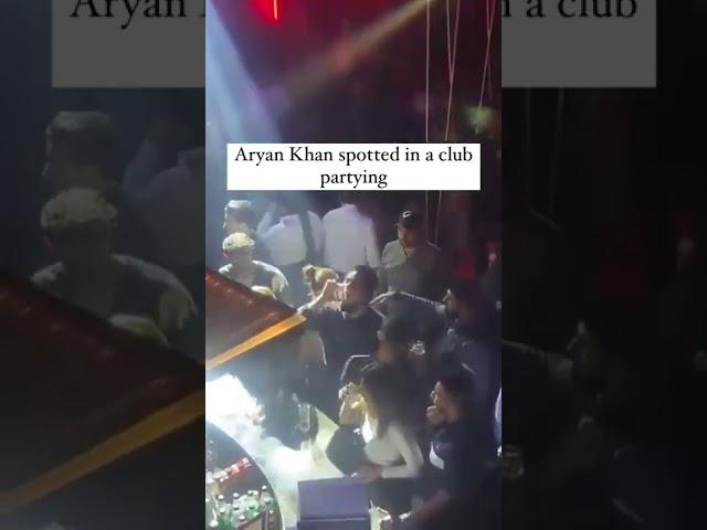 AryanKhan chugs a glass of liquor as he parties hard in a club in Mumbai