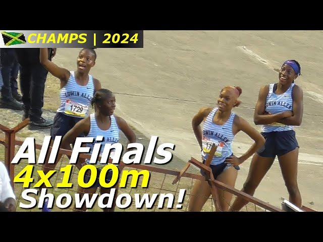 Real Showdown In The Girls 4x100m Relay Finals | Champs 2024