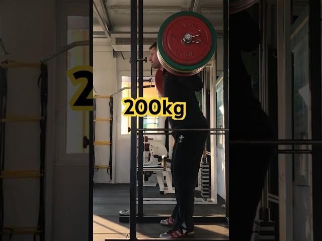 200kg Back Squat  