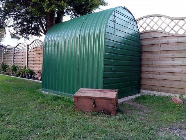 Anderson Shelter restored and rebuilt