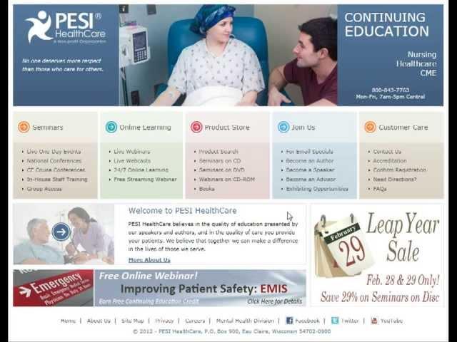 PESI HealthCare Group Registration Tutorial