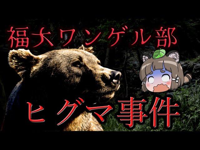【ゆっくり解説】歴史に残る『福岡大学ワンゲル部ヒグマ事件』の恐怖