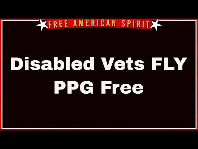 Disabled Vets Fly PPG Paramotor Trike Quad - Free Training from Resurgence PPG