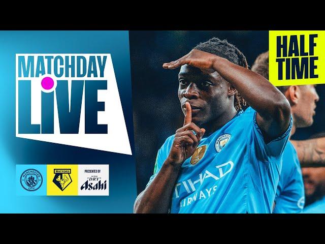 HALF-TIME SHOW | DOKU AND NUNES PUT CITY IN FRONT AT THE BREAK | Man City 2-0 Watford | Carabao Cup