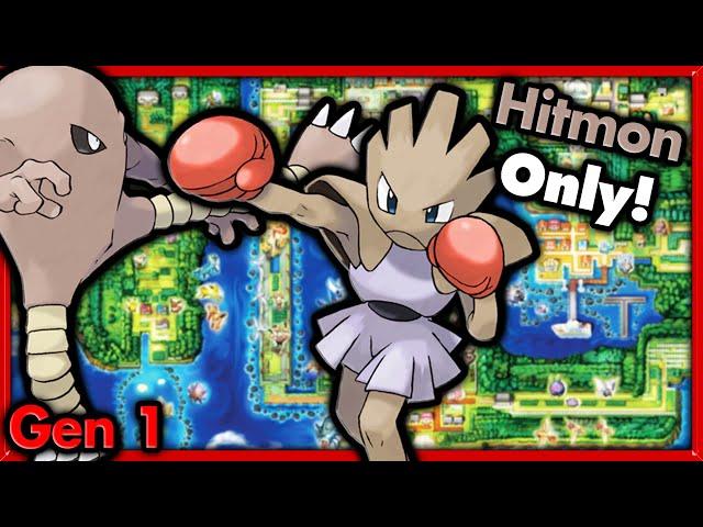 Can I Beat Pokemon Red with ONLY Hitmonchan & Hitmonlee?  Pokemon Challenges