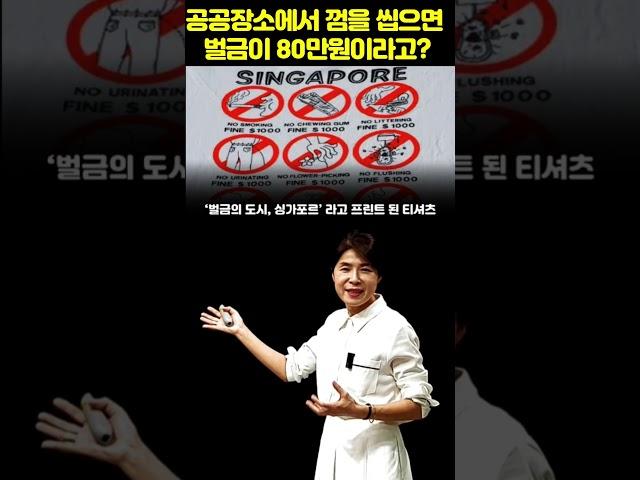 공공장소에서 껌을 씹으면 벌금이 80만원이라고? #싱가폴역사 #리콴유 #배은숙세계사
