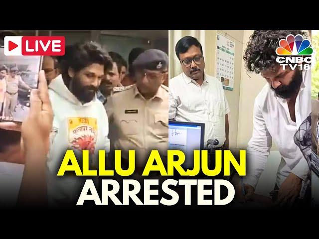 LIVE: Allu Arjun Arrested Over Death of Woman During Pushpa 2 Premiere Stampede | Hyderabad | N18L