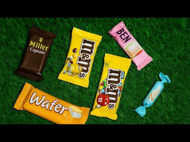 ASMR Snacks Review: Miller, Burini, Ole, Wafer, M&M, Chocolate Rondo & Zizi Sounds