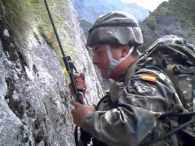 Esquiadores Escaladores, Ejercito Español,Operaciones especiales.