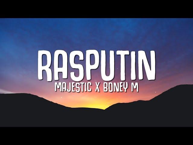 Majestic, Boney M. - Rasputin (Lyrics) he was big and strong in his eyes a flaming glow