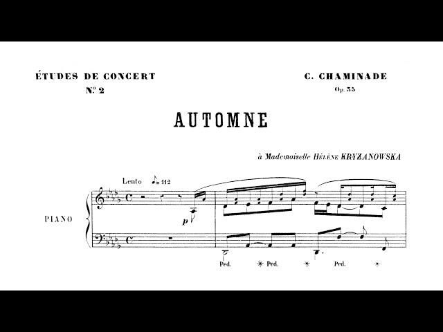 Chaminade - Etude Op. 35, No. 2 [Sharon Su]